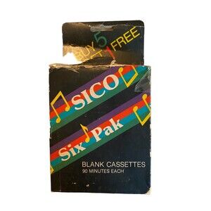Sico Six Pack Cassettes New Vintage